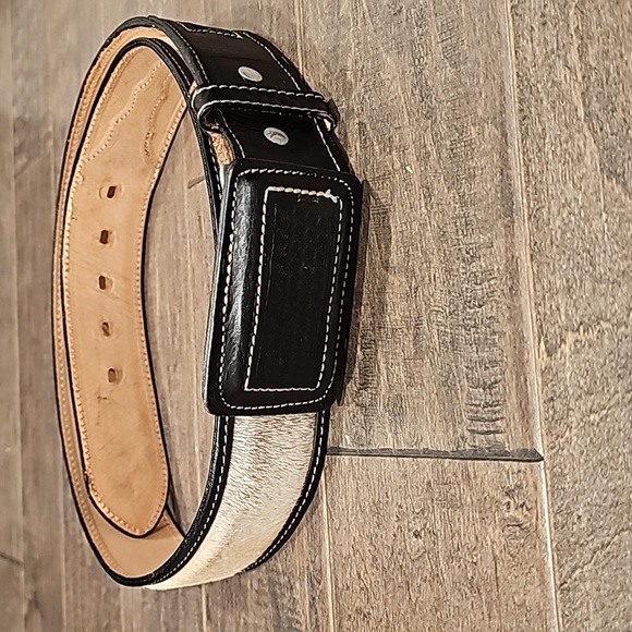 Men's Hecho En Mexico Leather Belt Size 42 - Picture 10 of 10